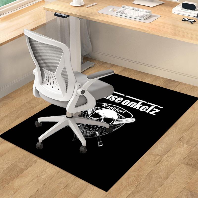 Skull Crossbones Emblem Carpet For Playroom Bedroom Living Room Sofa Home Decorkids Game Area Rug Nonslip Floor Mat