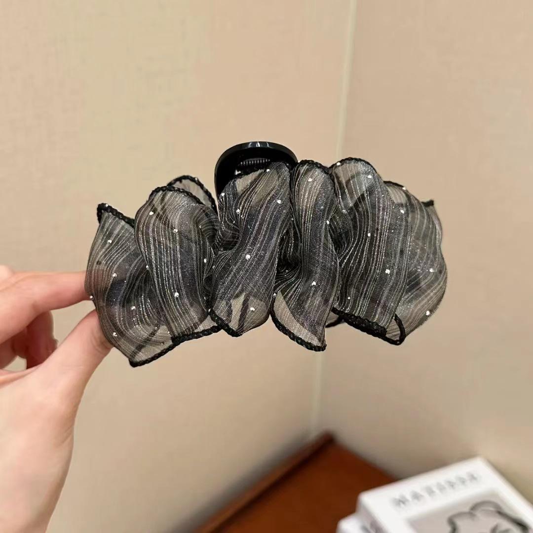 

Роскошный сетчатый краб-зажим для пучков и конских хвостов