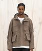 Kalapatthar Lightweight Nylon Ripstop Utility Hooded Shell Jacket - Beige