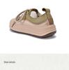 Women's Round Toe Lace-Up Leather Sneakers - 2025 Spring Collection