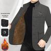 Men's Winter Plus Velvet Korean-Style Wool Jacket – Trendy, Casual, and Versatile Fashion Coat.