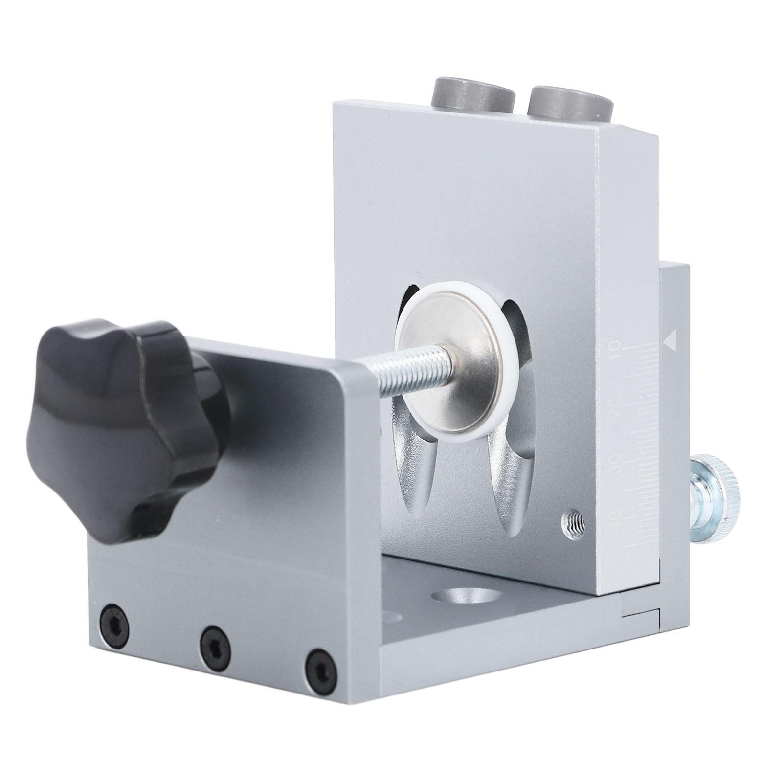 

Шаблон для сверления наклонных отверстий Карманный кондуктор Дюбельные зажимы Набор устройств Деревообработка Регулируемая дрель