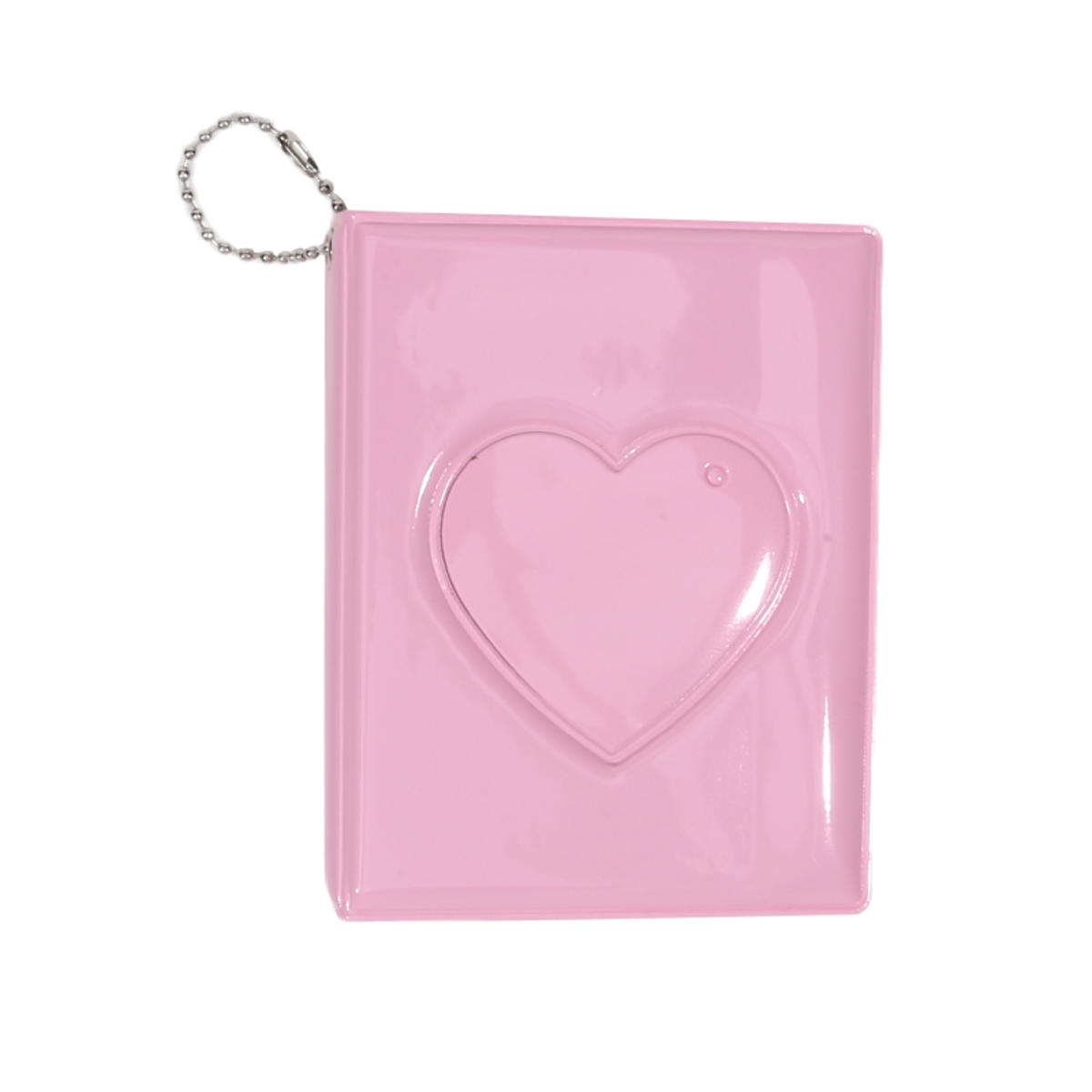 

Однотонные кармашки Портативный брелок Держатель для фото Мини-альбомы для фотокарточек для K-pop айдолов Звезды Погоня за карточками Книга для коллекционирования розовый