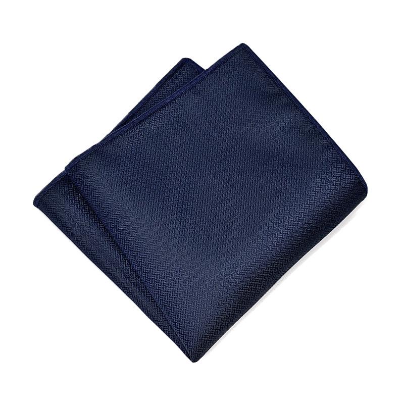 Dark Pattern Pocket Towel Trendy Man Gentleman Dress Business Wedding Suit Low-Key Elegant Single Plain Square Scarf 24*24Cm