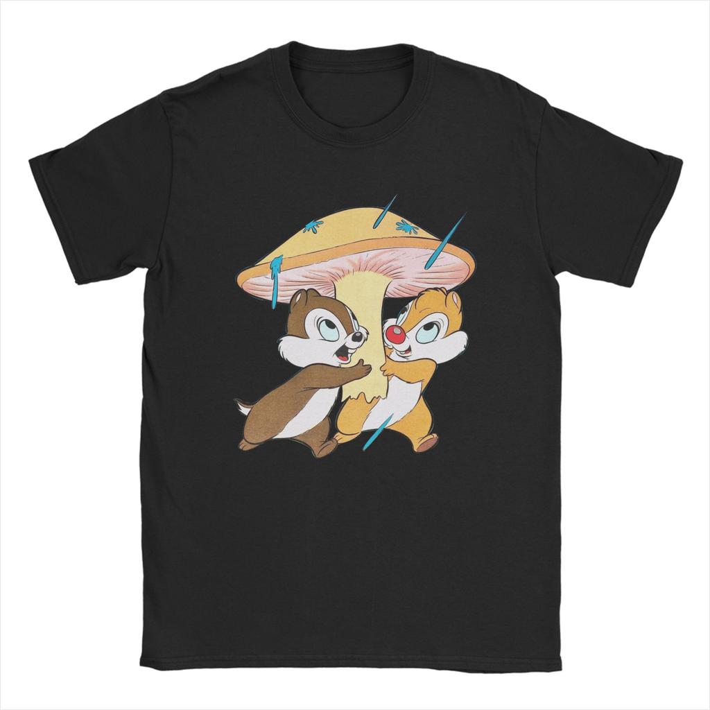 Chips 'n' Dales Men's T Shirt Funny Tees Short Sleeve Crewneck T-Shirt Cotton 6XL Tops