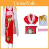 Anime One Piece Empress Hancock Cosplay Clothing Red Cheongsam Kimono Element Costume