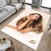 Glamorous Hair Model Pose Carpet For Playroom Bedroom Living Room Sofa Home Decorkids Game Area Rug Nonslip Floor Mat