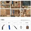 Pixie Curio DIY Dollhouse Kit Miniature House Book Nook Kit Japanese Style Hokaraka-tei Izakaya with LED Lights and Color Instructions BeginnerAdult