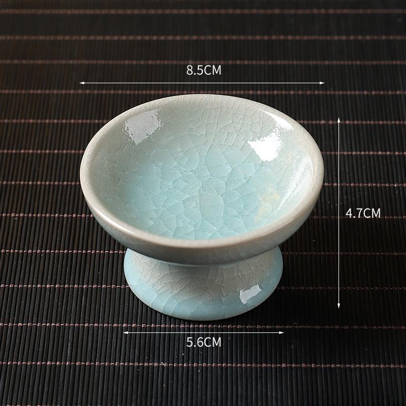 

Chinese Mini Tea Fruit Bowl Snacks Cakes Dessert Fruit Plates Ceramic Tray Dried Fruit Plate Hotel Kitchen Dinner Table Decor