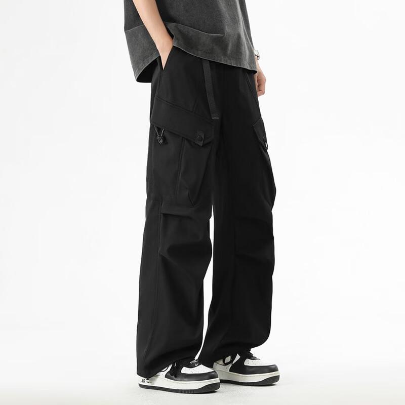 PLAYBOY Men's Slim-Fit Multi-Pocket Cargo Pants