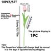 8/20PCS Artificial PE Foam Tulip Flower Household Vase Tabletop Decoration Wedding Outdoor Scene Decoration Seven Color Optional