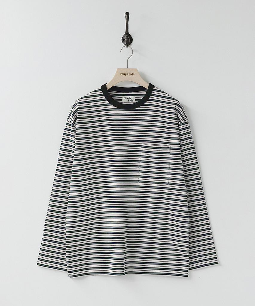 Leopeusaideu Multi Stripe Long Sleeve Blue