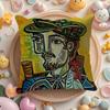 P-Picasso Oil Cushion Cover Linen Organic Fabric Double-Sided Printing Breathable Pillow Case Sofa Home Decor Gift