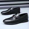 Fashion Men's Loafers Luxury High-quality Flat Bottom Wedding Party Daily Office Outdoor Casual Business Trendy Gentleman Slip On  Shoes