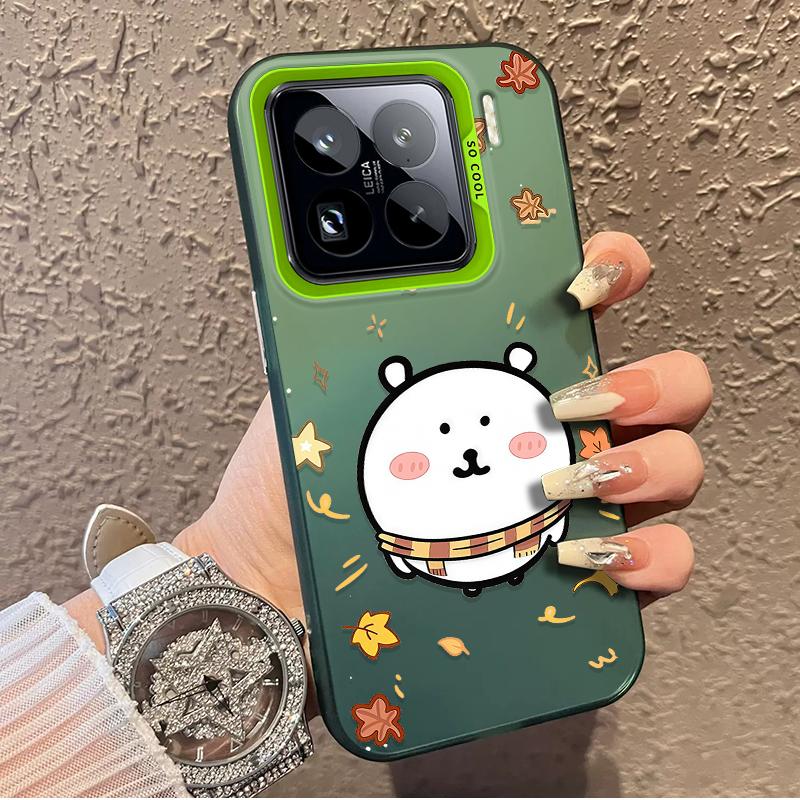 Joke Bear Frosted Case for Xiaomi Mi 15 14 14T 13 13T 12 12T 12X 12S 11 Lite POCO F6 F5 X6 X5 X3 M6 Pro 5G 4G M5S Acrylic Cover