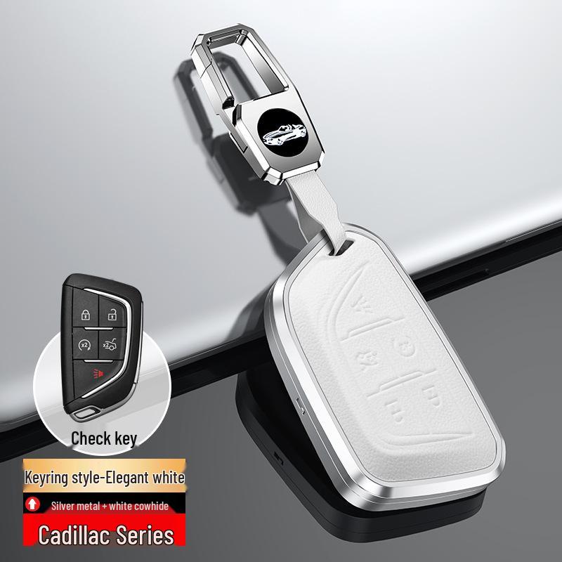 Cadillac Key Case for XT5, XT4, CT5, XT6, CT6 - Keychain and Protective Shell