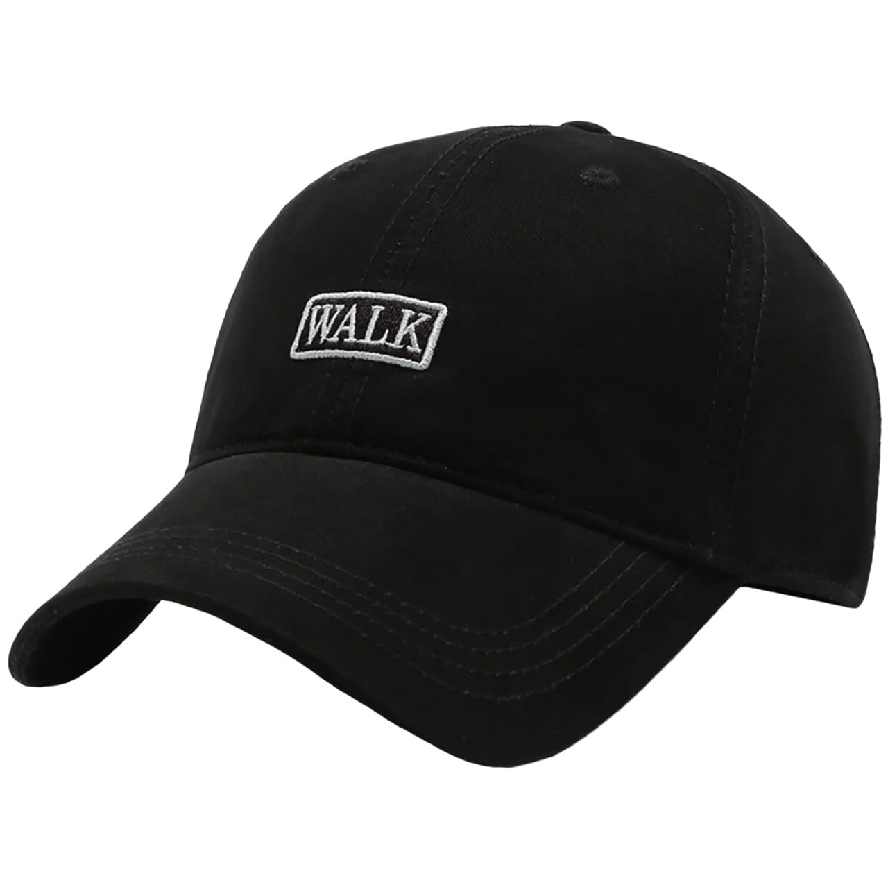 

Simple CZA060 [White Fang] Cap, Fashion, Casual, Stylish, Sports, Men s, Women s, (Black) чорний