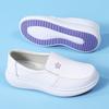 Nurse Shoes Women's Spring Summer Hollow Soft Sole Breathable Deodorant Non-slip Leather Work Special Medical Shoes