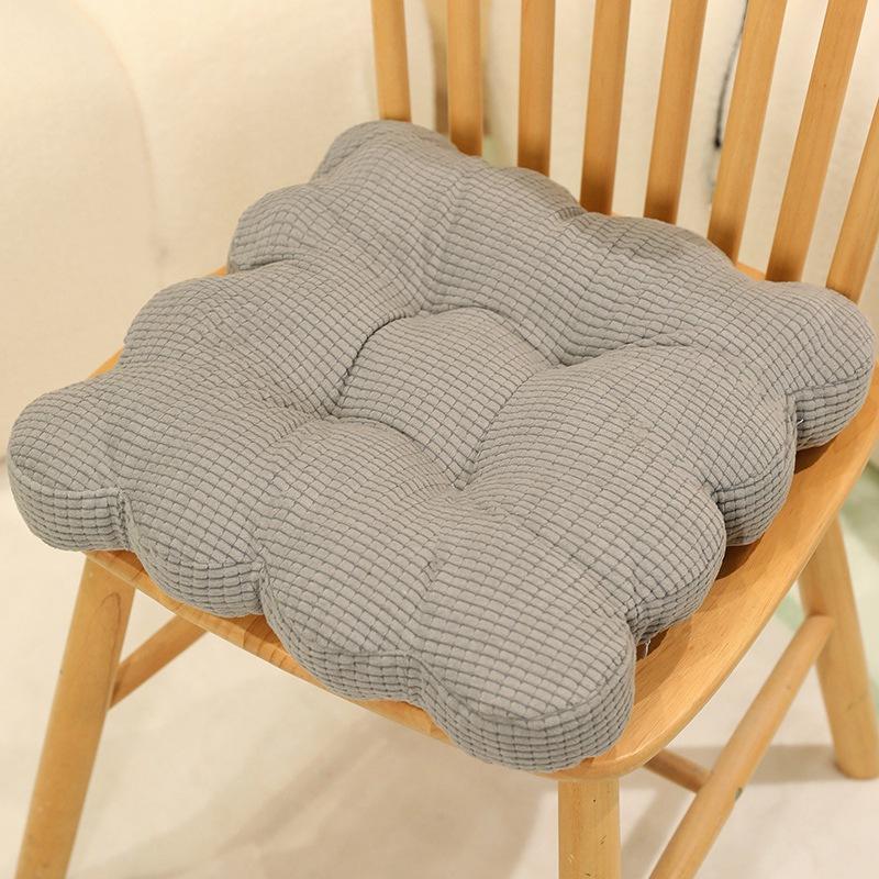 Home seat cushion, dining chair pad, thickened tatami cushion, office cushion, cushion, cushion, student non-slip butt pad 40x40x8cm