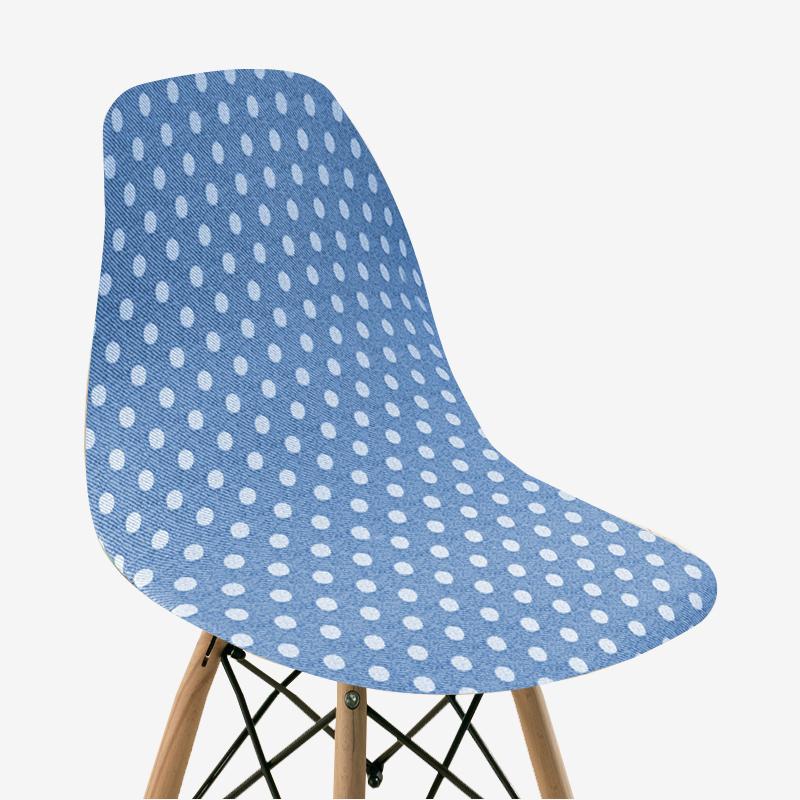 Floral Printed Shell Chair Covers Elastic Seat Cushion Cover Protector for Chairs Fitted Kitchen Living Room for Home Decor 1pc