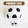 3D Plush Soccer Ball Heagear Hat for Cosplay and Halloween Party Dressingup Photo Props Football Soccer Game Headpiece