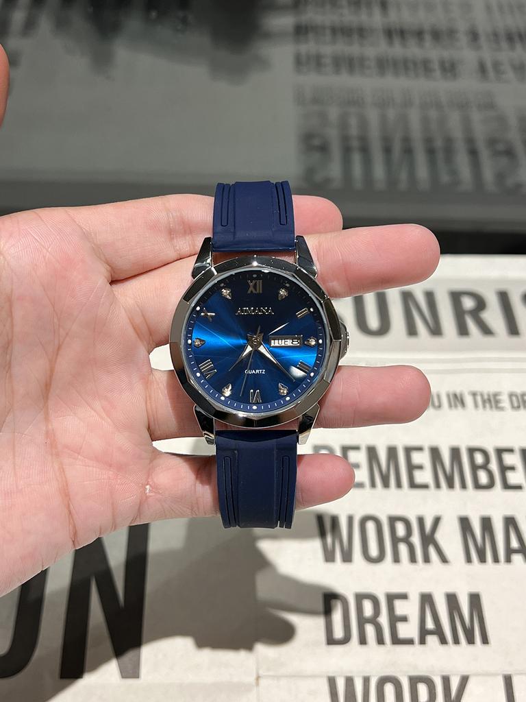 silicon band unisex watch elegant style