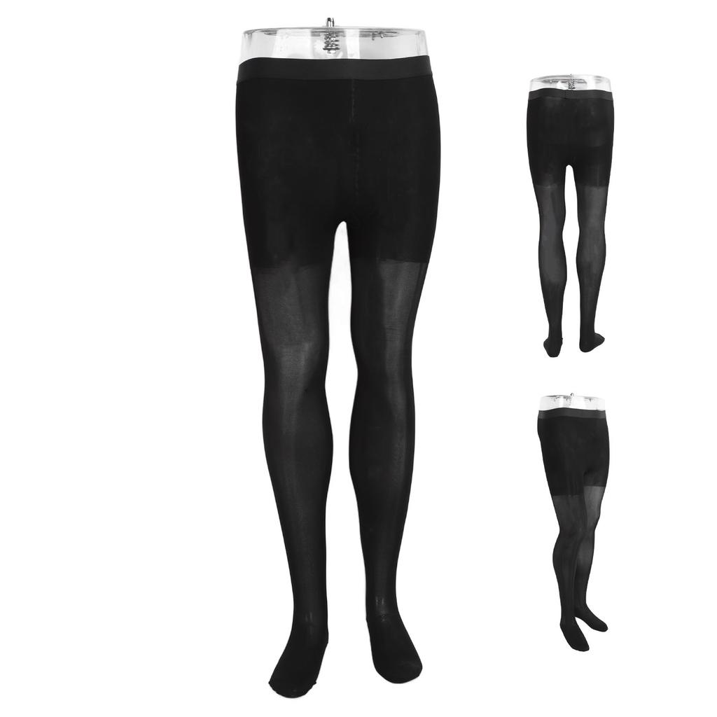 Compression Elastic Pantyhose 15 To 20mmHg Thin Comfortable Black Stretch Pantyhose for Travel Home