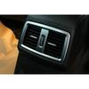 For BMW X1 F48 2016-2022 2022 ABS Silver Rear Air Outlet Vent Cover Trim 1PCS