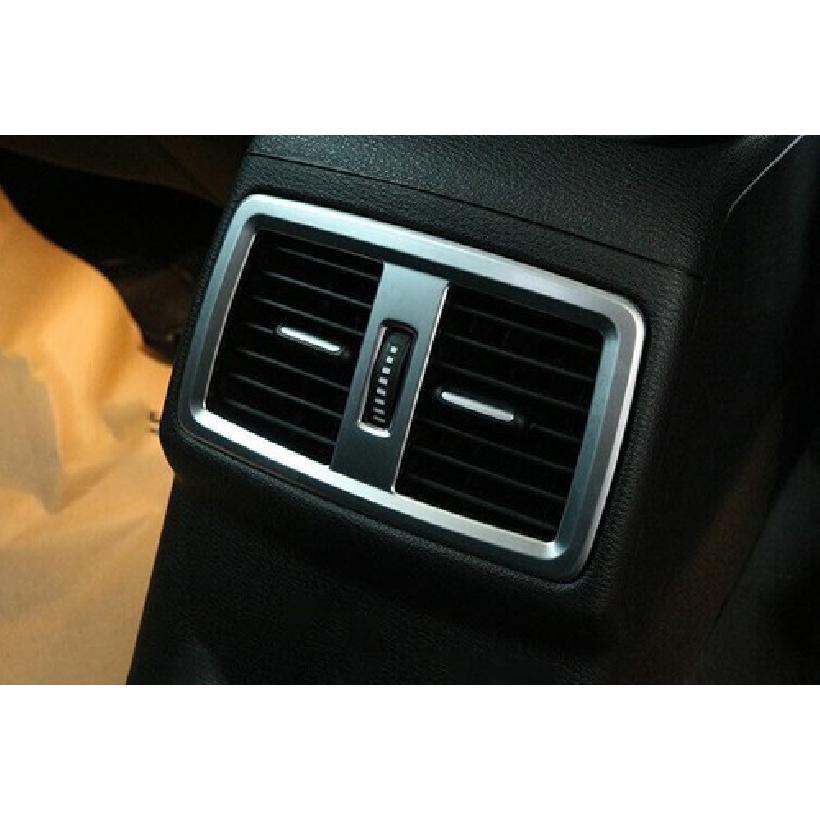 For BMW X1 F48 2016-2022 2022 ABS Silver Rear Air Outlet Vent Cover Trim 1PCS