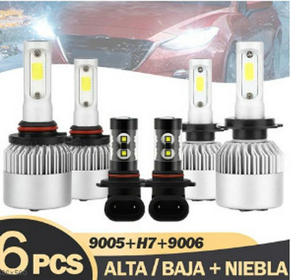 LED Scheinwerfer Kombi-Set: H11, H8, H9005, 9006, H4, H7, H13, 9007, 880, 881