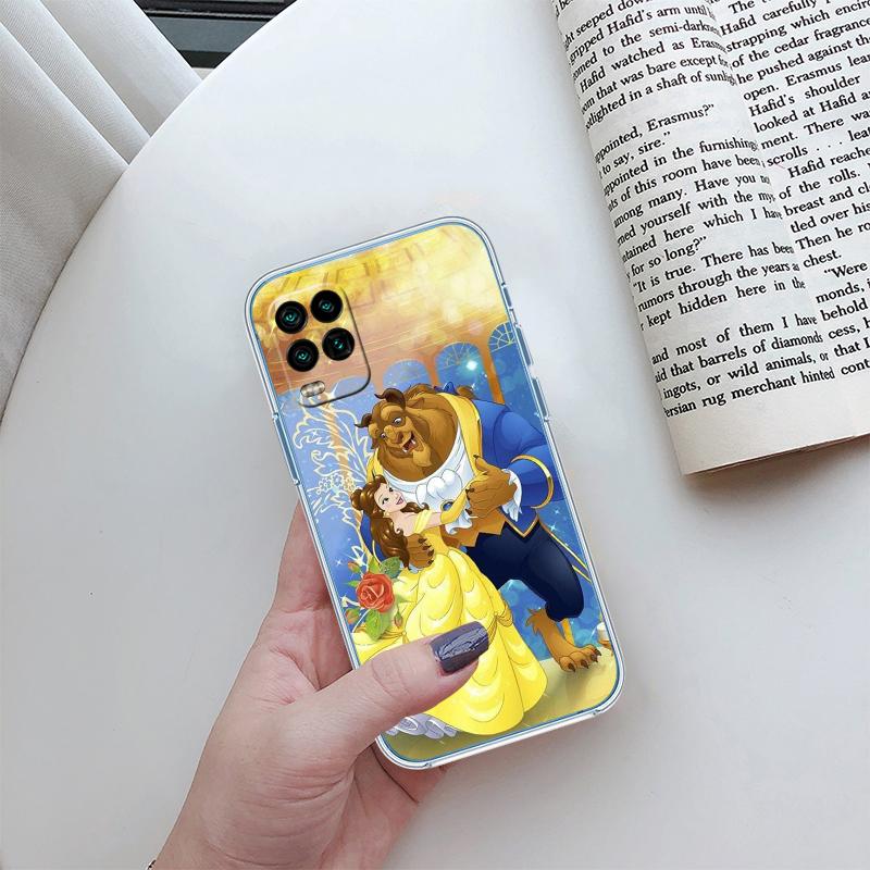 Beauty and the Beast Transparent Phone Case for Motorola Moto G7 G8 G9 G84 G85 G73 G24 G15 Z2 Play Power Plus