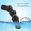 Plastic Aquarium Fish Tank Water Outlet Flat Duckbill 360 Degrees  Rotating Nozzle Tackle
