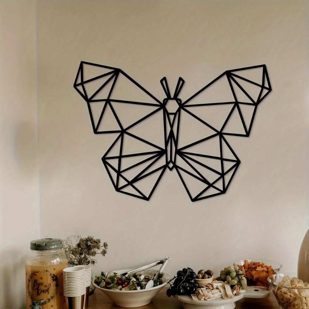 Creative Hollowed-Out Butterfly Iron Crafts - Stylish Décor for Living Room, Bedroom, Hallway, and Outdoor Wall Decoration