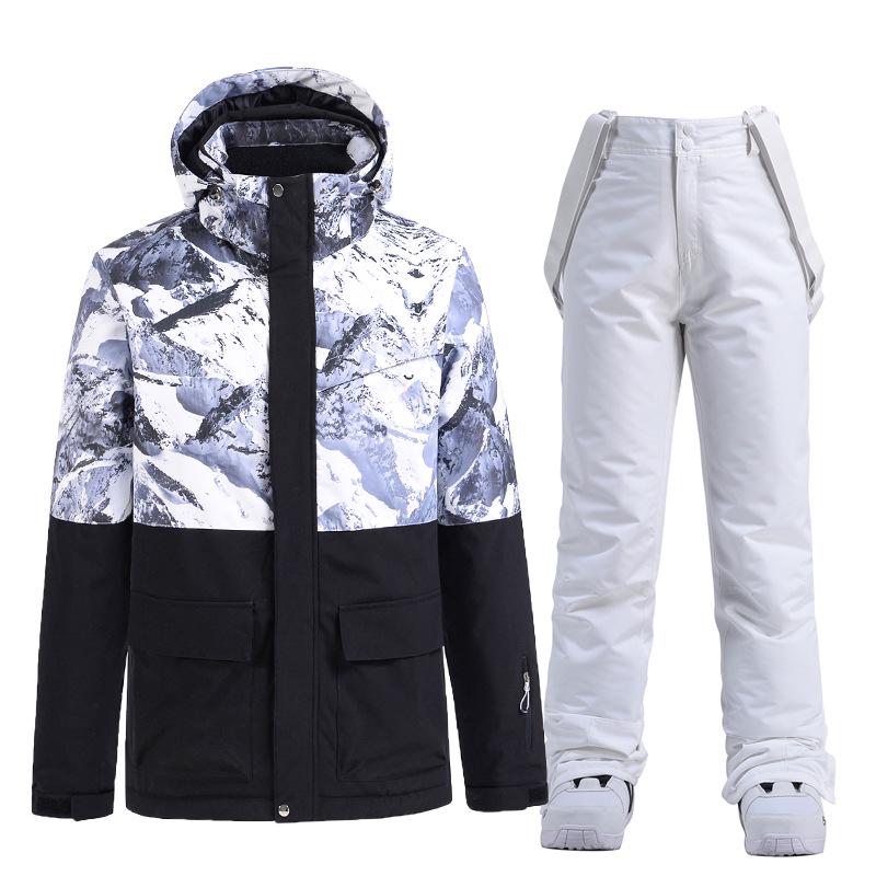 Couples' Warm Korean-Style Snowboard Suit Set