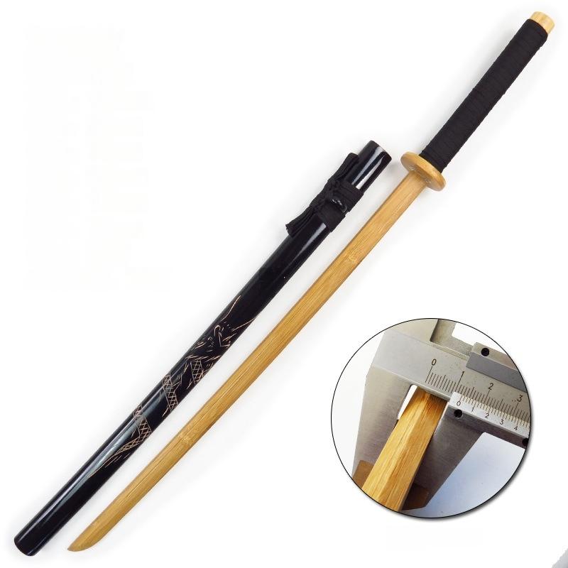 

102cm Japanese Katana Real Size Japanese Practice Laido Samurai Sabre Damascus Wooden Ninja Knife Cosplay Prop Home Decoration 102cm