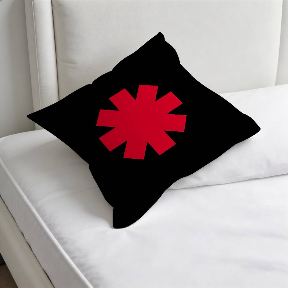 

Red Hot CChili PPeppers Fashion Square Pillow Case Durable Throw Pillow Cover for Sofa Couch Chair 30x30 cm