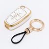 For Ford Mondeo Focus 3 Mk3 Kuga Fiesta Escape Ecosport Tpu Remote Car Key Case Cover Keyless Auto Shell Fob Holder Accessories