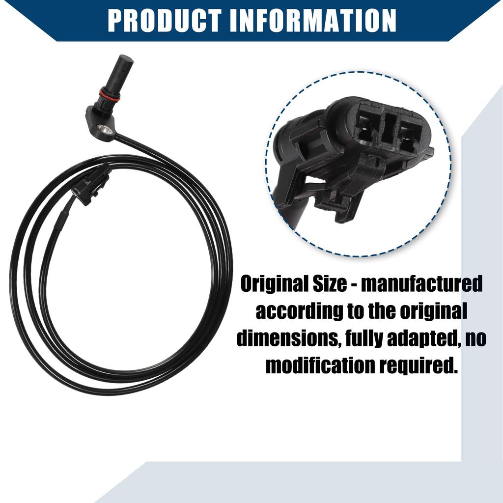 Hihaha No.MK585279/MK585280 ABS Wheel Speed Sensor/Mitsubishi Compatible FUSO CANTER/Mounting Position Rear Left Rear Right Rear Black 2pcs