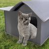 Foldable Cave Shelter for Pet Cooling, Enclosed House for Outdoor Bed Stray Animal Portable Cover for Bedroom Use Daily Home