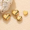 European and American Heart-Shaped Stainless Steel Minimalist DIY Jewelry Accessories