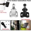 Universal Solar Panel Mount Bracket Adjustable Wall Mount Stand Tree Strap Mount  Outdoor Camera