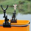 Fishing Bracket Bridge Raft Fishing Rod Rack Non-Slip Luminous Reinforced Pole Bracket Rear Hanging Fishing Supplies Accessory