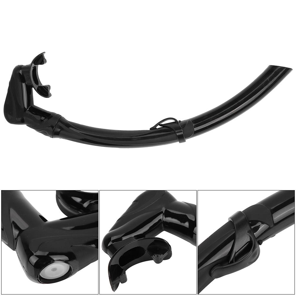 

Полностью мокрый силиконовый трубка для дайвинга и снорклинга, складной набор для плавания, черный с клапаном