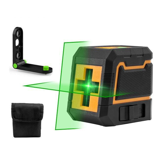 Nivelator Laser Mini de Înaltă Precizie cu 5 Linii, Lumină Puternică și Nivelă cu Apă cu 2 Linii