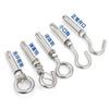 304 Stainless Steel Expansion Eye Bolt with Hook for Lantern and Hardware Applications