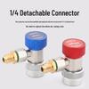 Adjustable R134a Refrigerant Quick Coupler for Car A/C - High/Low Pressure Charging Tool