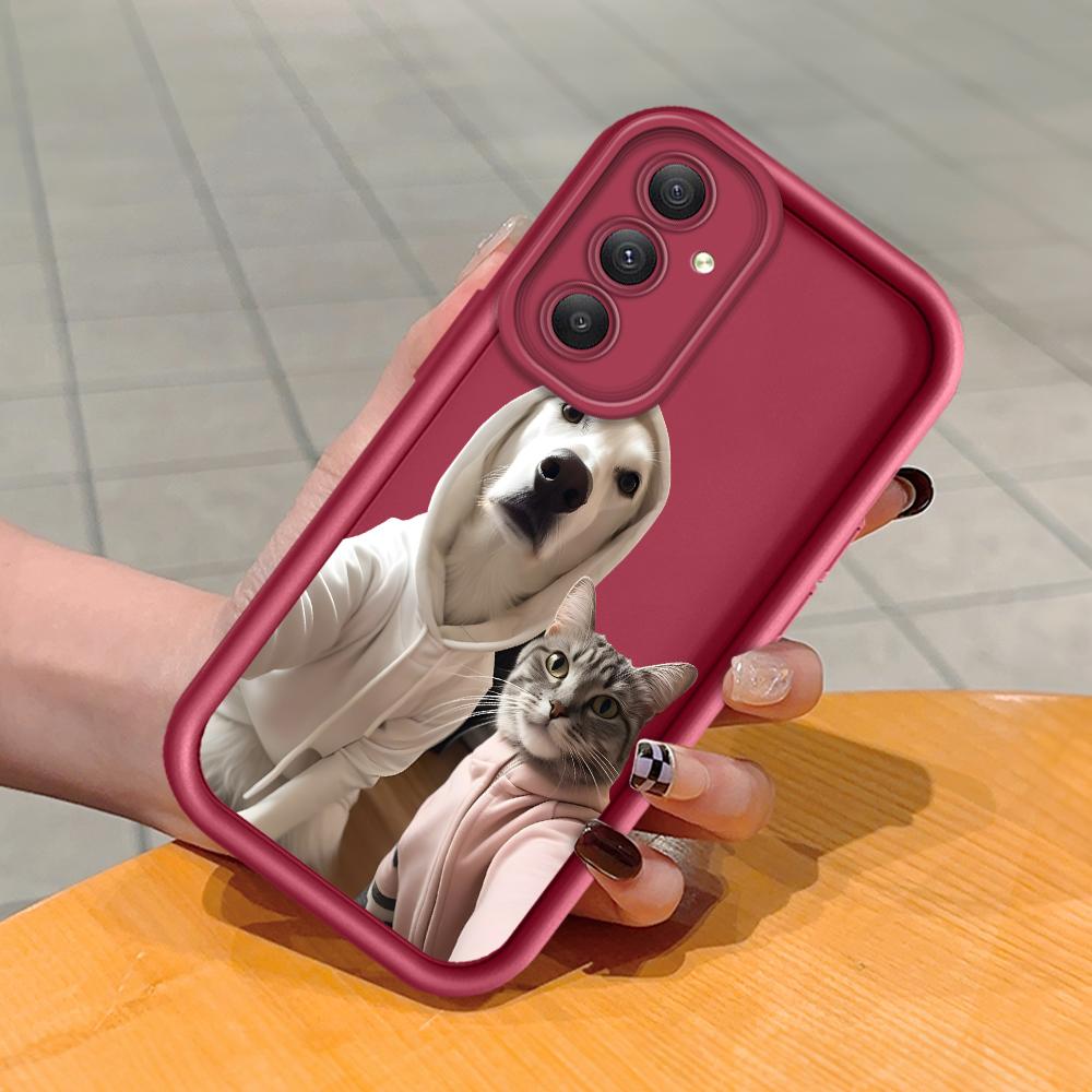 Coque de protection antichoc en silicone souple avec motif de dessin animé pour Huawei Honor Xiaomi Redmi Samsung