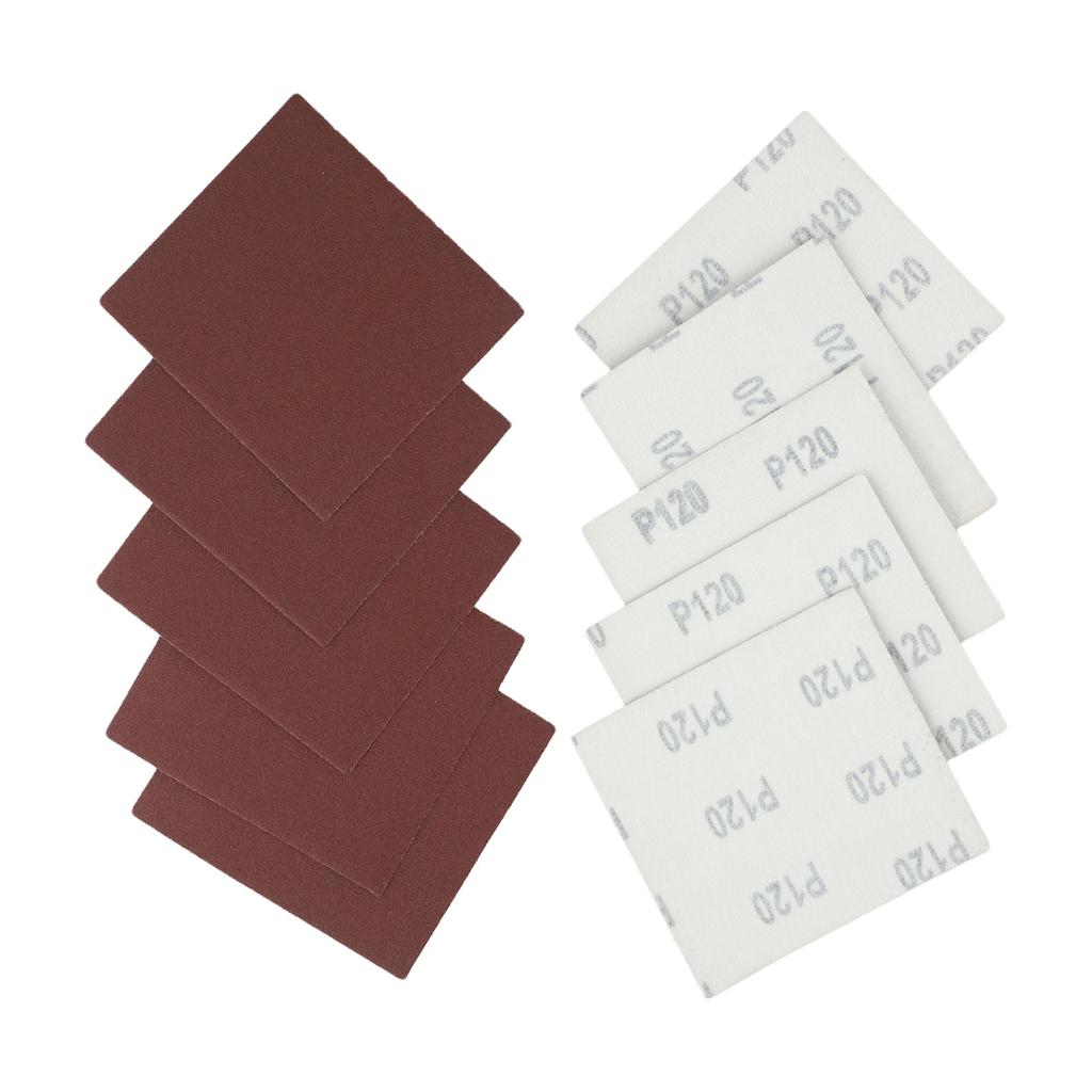 10Pcs Abrasive Sanding Paper Flocking Self-adhesive Sandpaper 60-1000Grit Polisher Polishing Tools Accessories 110x100mm