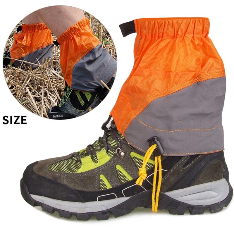Adjustable Snow Boot Gaiters Waterproof Hiking Leg Gaiters Breathable Shoe Gaiters for Men & Women Warmer Shoes Cover