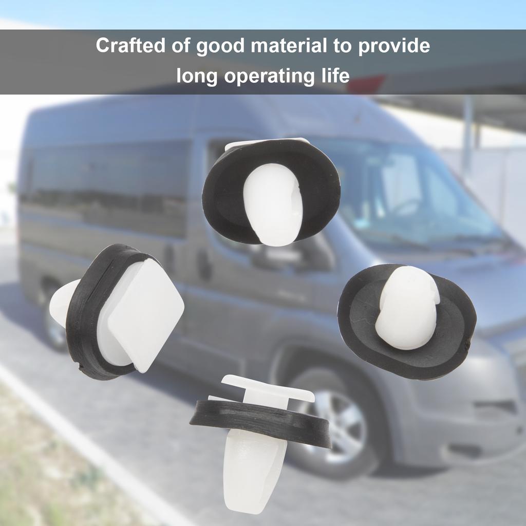 100 Stück Autotürverkleidungsclips für Fiat Ducato Boxer, Halterungssatz, Türverkleidungs-Montageclips, Türclips, Stoßstangenclips 856543 71728806
